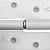 ПН-110, 110 x 41 х 2.8 мм, левая, цвет бронзовый металлик, карточная петля (37655-110L)