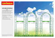 GRINDA 14 х 310 см, желтый, декоративный бордюр для цветников (422223-Y)