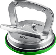 ЗУБР 50 кг алюминиевый, одинарный, стеклодомкрат на присоске, Профессионал (33723-1)
