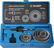 ЗУБР 8 коронок, 19-64 мм, набор коронок по дереву (2955-H11)