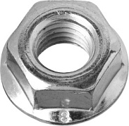 ЗУБР DIN 6923, кл. пр. 6, M10, цинк, 4 шт, гайка с фланцем (303636-10)