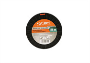 Леска для триммера, d=3.0 мм, l=86 м, КРУЧЕНЫЙ КВАДРАТ, оранж., БОБИНА, Sturm!