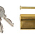 ЗУБР 80 мм, цвет латунь, 5-PIN, тип ключ-ключ, цилиндровый механизм (52101-80-1)