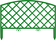 GRINDA Плетень, 24 х 320 см, зеленый, 7 секций, декоративный забор (422207-G)