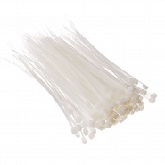 Хомут 4,0х250мм нейлон белый (100шт/упак)