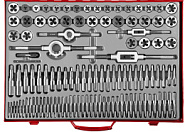 ЗУБР 110 предм., сталь 9ХС, набор метчиков и плашек (28119-H110)