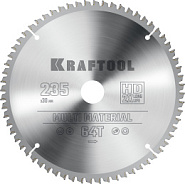 KRAFTOOL Multi Material, 235 х 30 мм, 64Т, пильный диск по алюминию (36953-235-30)