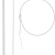 ЗУБР КОБРА, 7.6 x 370 мм, нейлон РА66, 10 шт, белые, кабельные стяжки с плоским замком, Профессионал (30930-76-370)