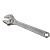 Разводной ключ 250мм, зев 32мм, хромированный, Sturm!