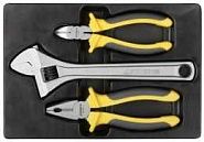 Набор STAYER Губцевые "CHROMAX" в пласт. боксе, 3 предмета