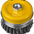 STAYER 100 мм, жгутированная стальная проволока 0.5 мм, чашечная щетка-крацовка для УШМ, Professional (35137-100)