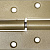 ПН-110, 110 x 41 х 2.8 мм, правая, цвет бронзовый металлик, карточная петля (37655-110R)