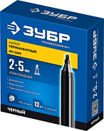 ЗУБР МП-300К чёрный, 2-5 мм, клиновидный перманентный маркер (06323-2)