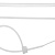 STAYER 2.5 x 150 мм, нейлон РА66, 75 шт, белые, хомуты-стяжки, Professional (3785-15)