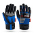 ЗУБР IMPACT р.XL (10), синие, профессиональные комбинированные перчатки, антивибрационные, противоударные, Профессионал (11476-XL)